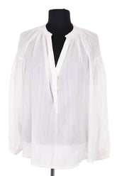 Blouse Vanessa Bruno Blanc en Viscose, taille M - Seconde Main