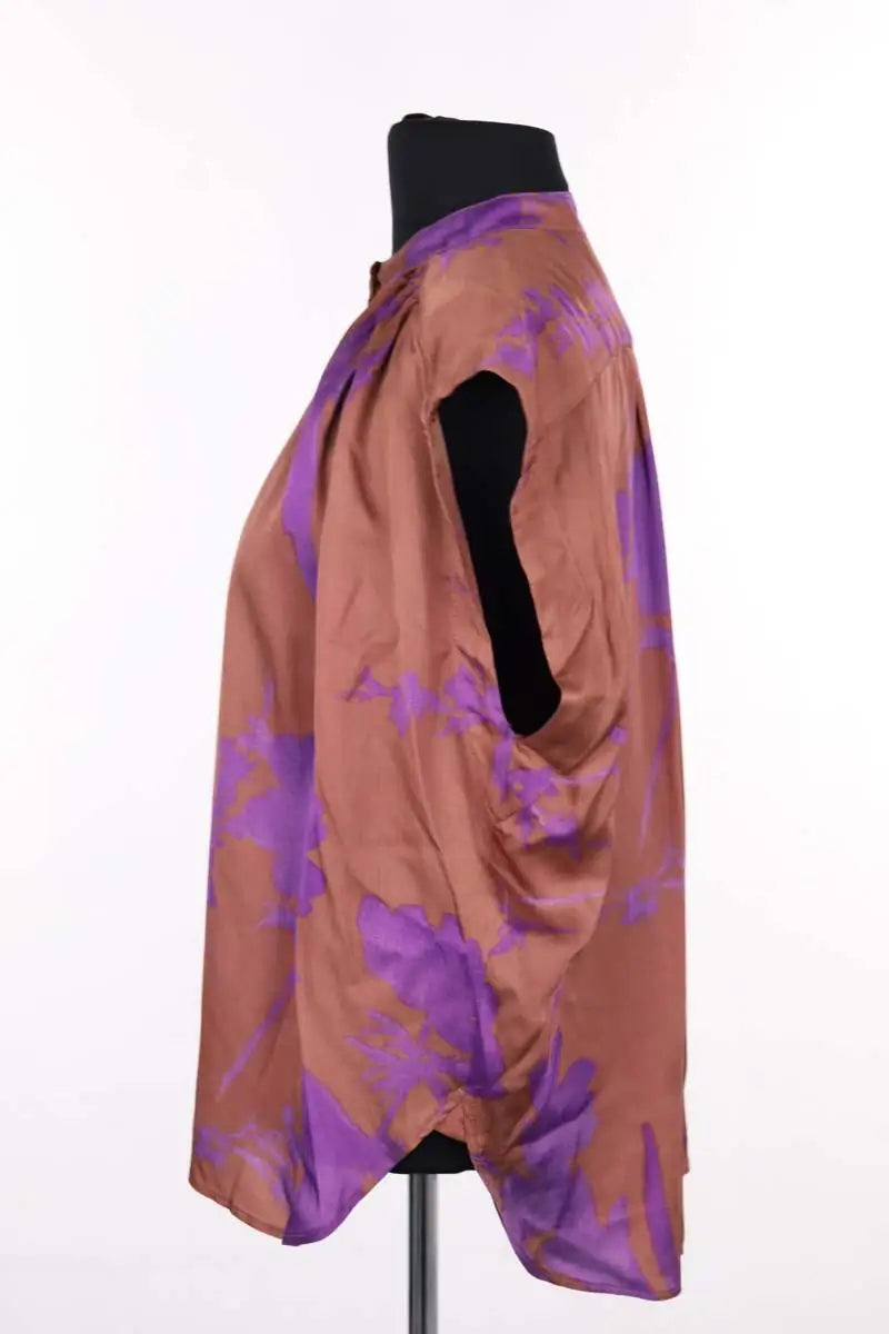 Blouse Vanessa Bruno Marron en Viscose