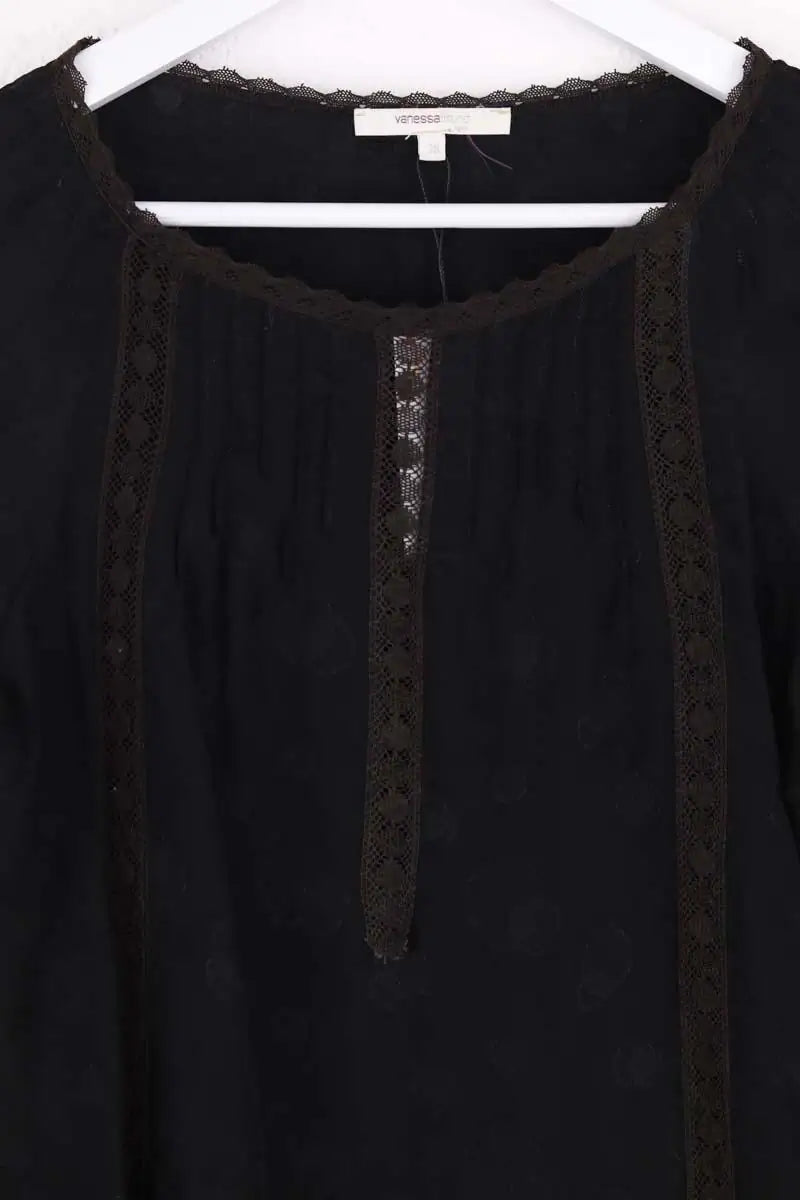 Blouse Vanessa Bruno Noir en Soie