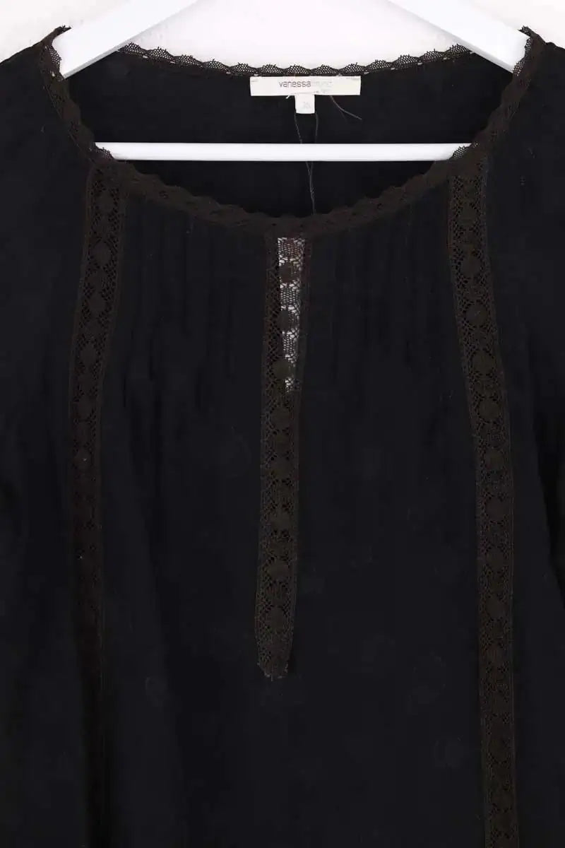 Blouse Vanessa Bruno Noir en Soie