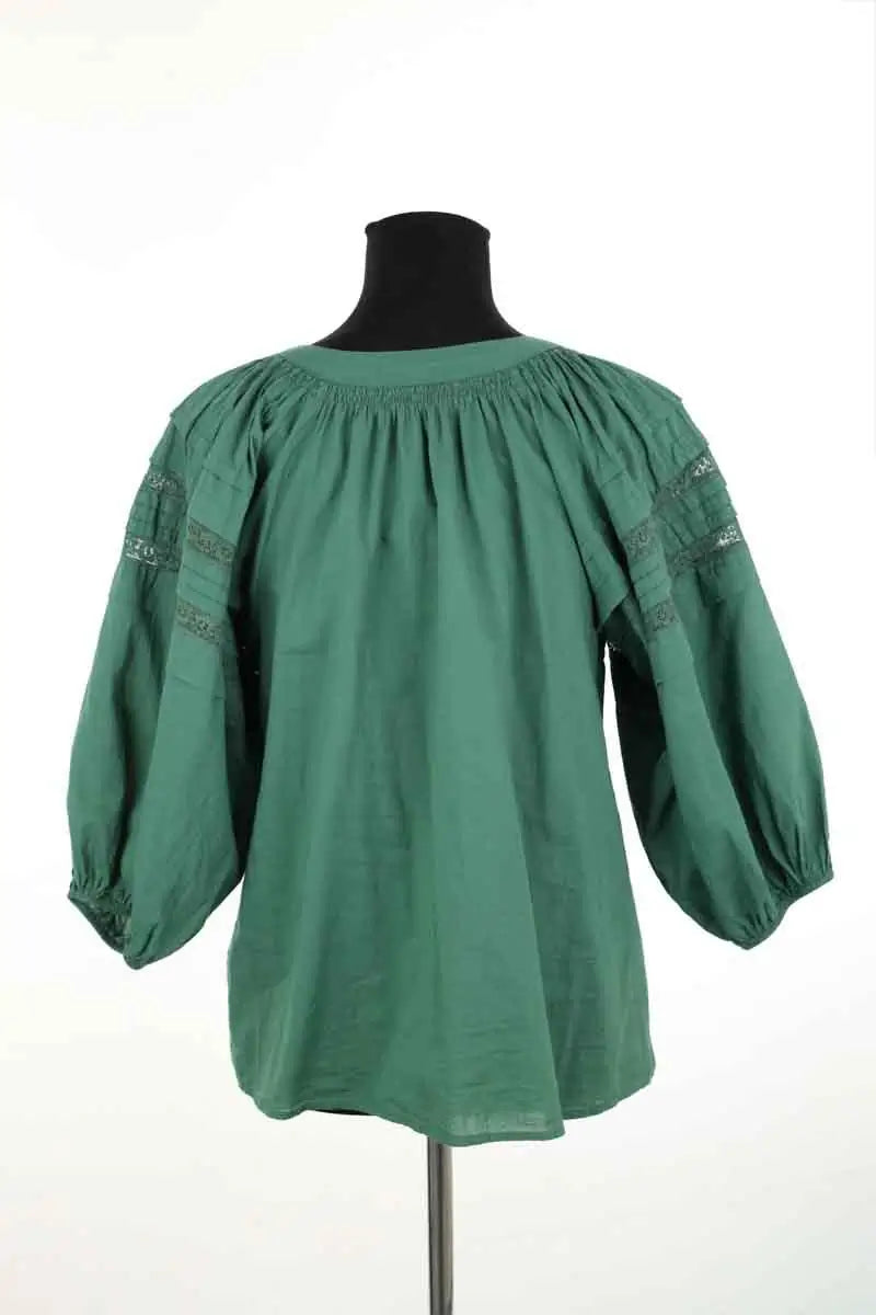 Blouse Vanessa Bruno Vert en Coton