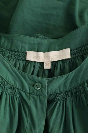 Blouse Vanessa Bruno Vert en Coton