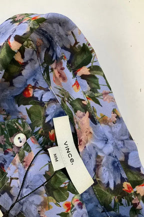 Blouse Vince Bleu en Soie