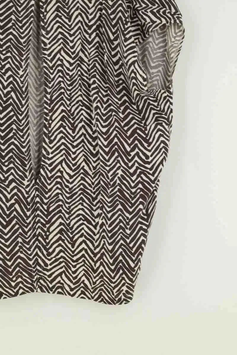 Blouse Vintage Marron en Viscose
