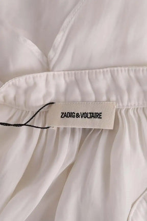 Blouse Zadig & Voltaire Blanc en Synthétique