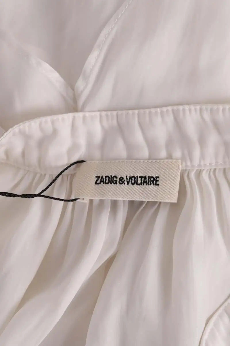 Blouse Zadig & Voltaire Blanc en Synthétique