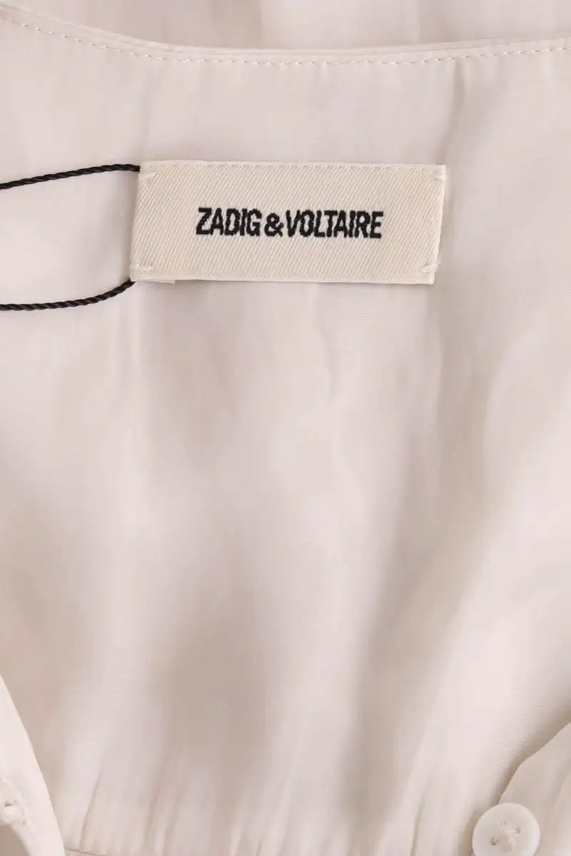 Blouse Zadig & Voltaire Ecru en Synthétique