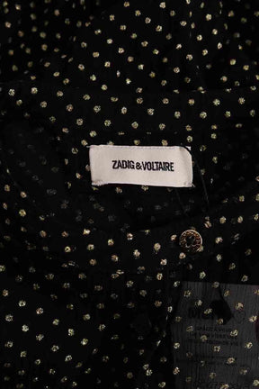 Blouse Zadig & Voltaire Noir en Synthétique