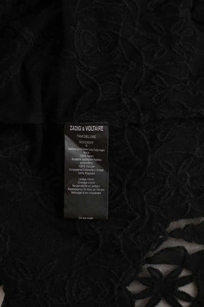 Blouse Zadig & Voltaire Tam Noir en Synthétique