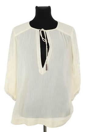 Blouse Zadig & Voltaire Twist Ecru en Coton, taille M - Seconde Main