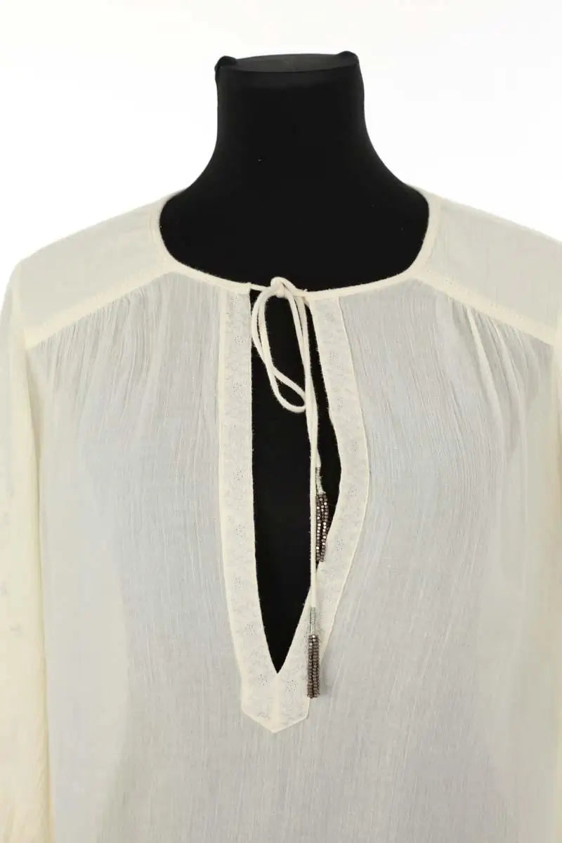 Blouse Zadig & Voltaire Twist Ecru en Coton