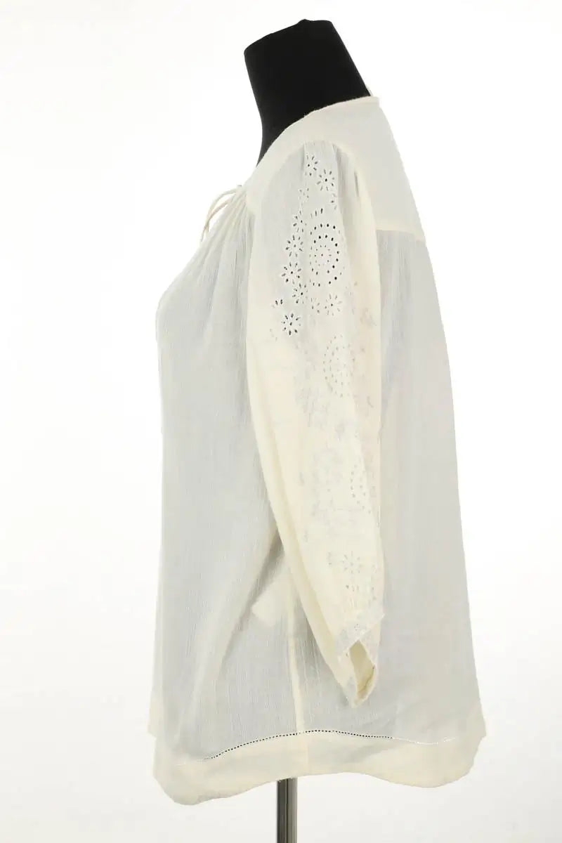 Blouse Zadig & Voltaire Twist Ecru en Coton