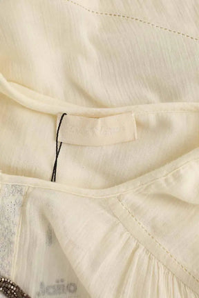 Blouse Zadig & Voltaire Twist Ecru en Coton