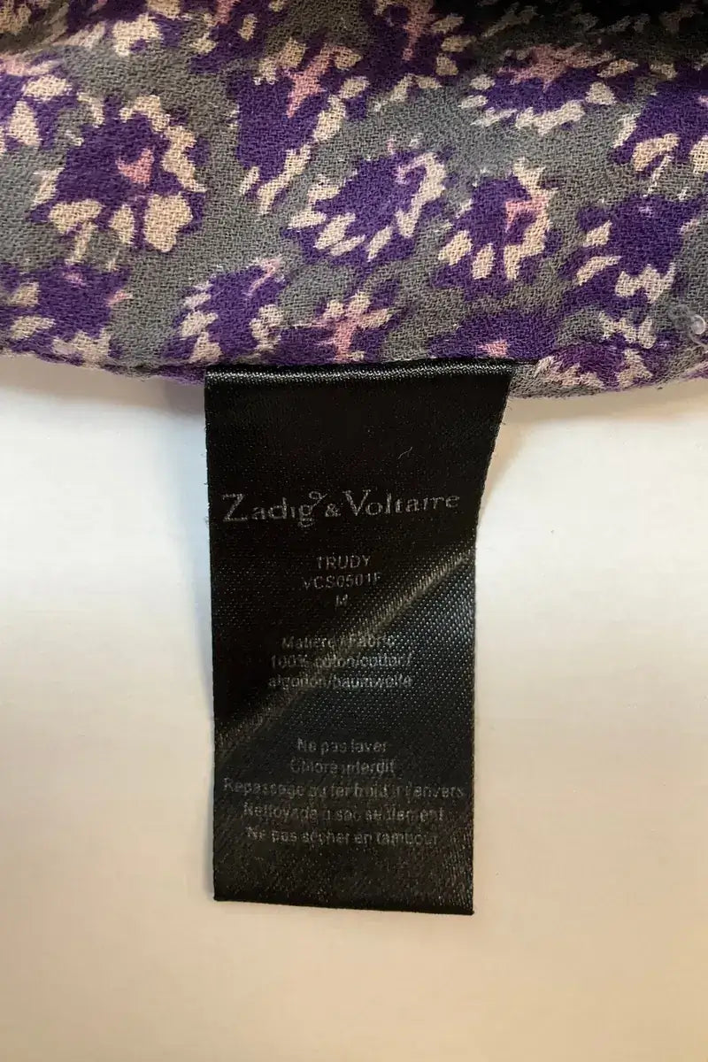 Blouse Zadig & Voltaire Violet en Coton