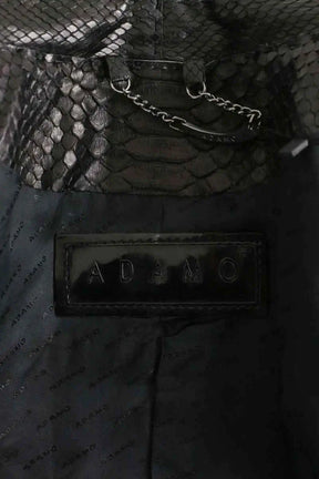 Blouson Adamo Noir en Cuirs exotiques