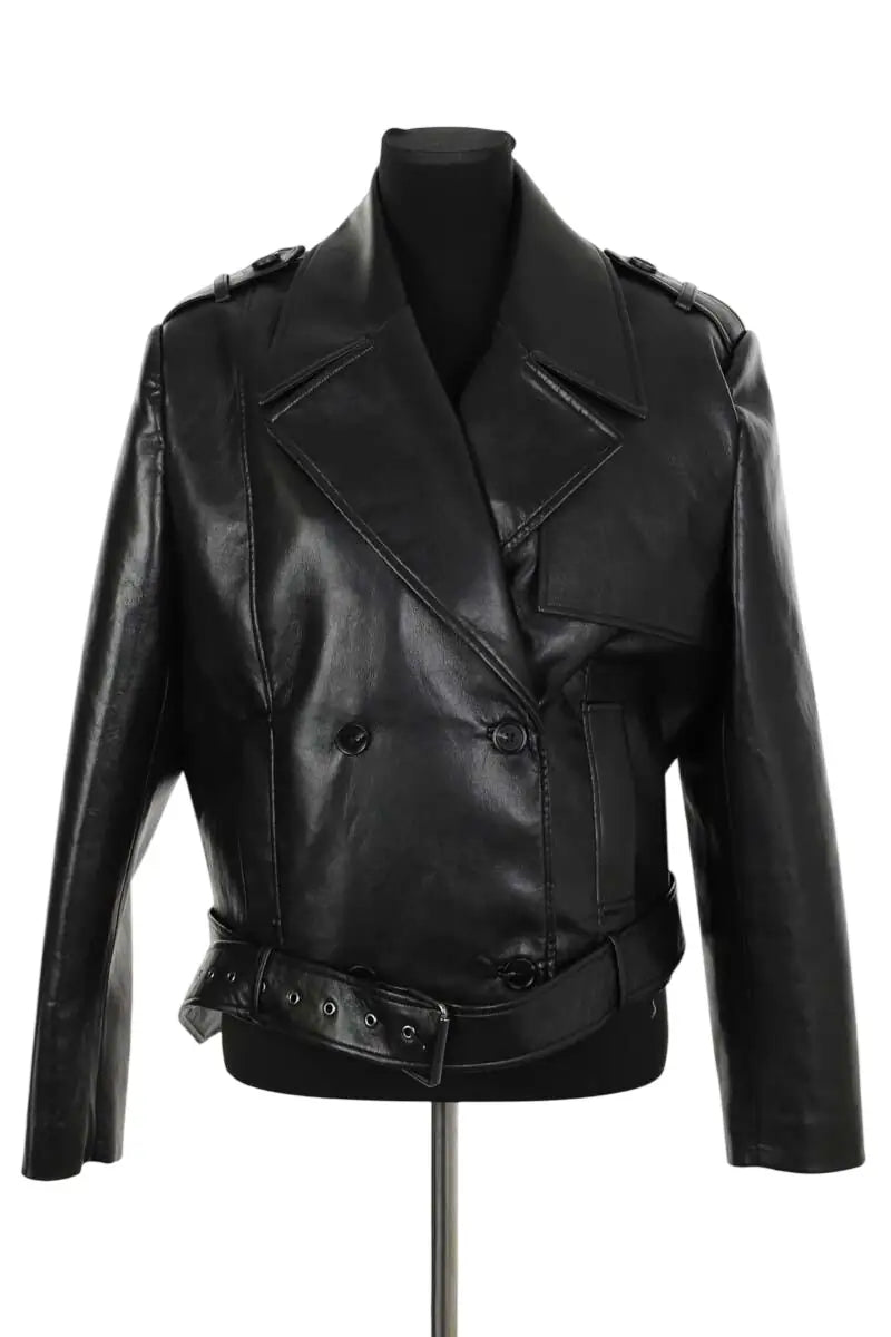 Blouson Anine Bing Greer Noir en Cuir, taille M - Seconde Main