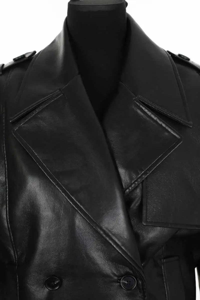 Blouson Anine Bing Greer Noir en Cuir