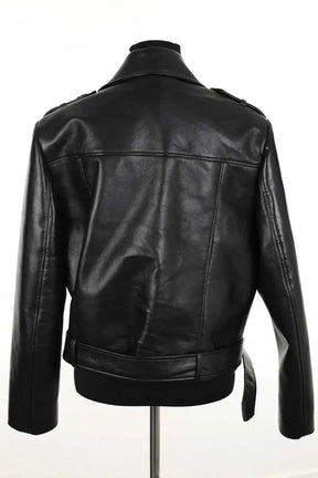Blouson Anine Bing Greer Noir en Cuir