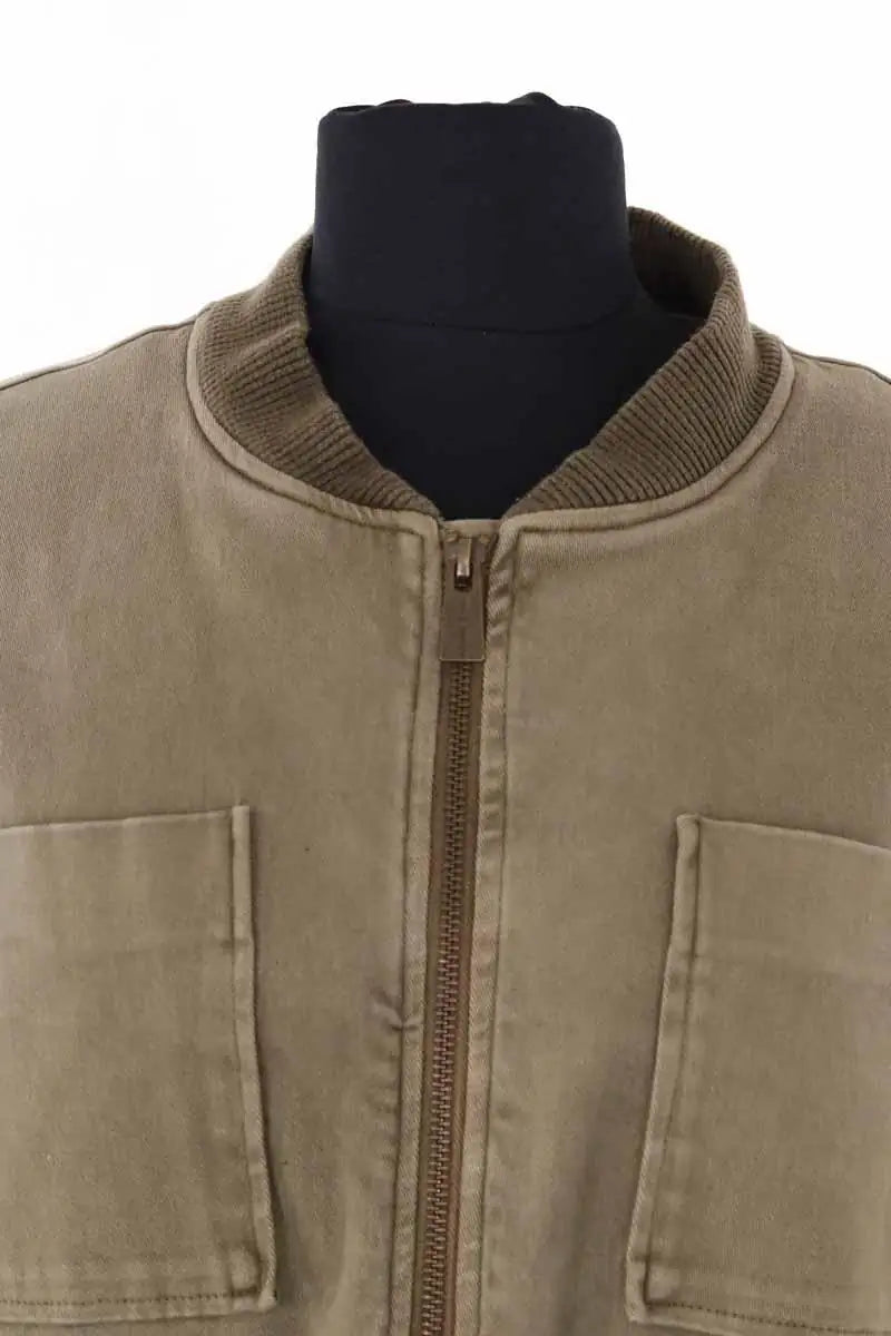 Blouson Anine Bing Kaki en Coton