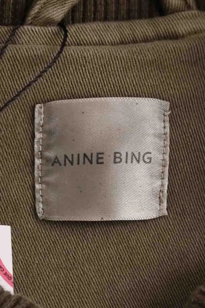 Blouson Anine Bing Kaki en Coton