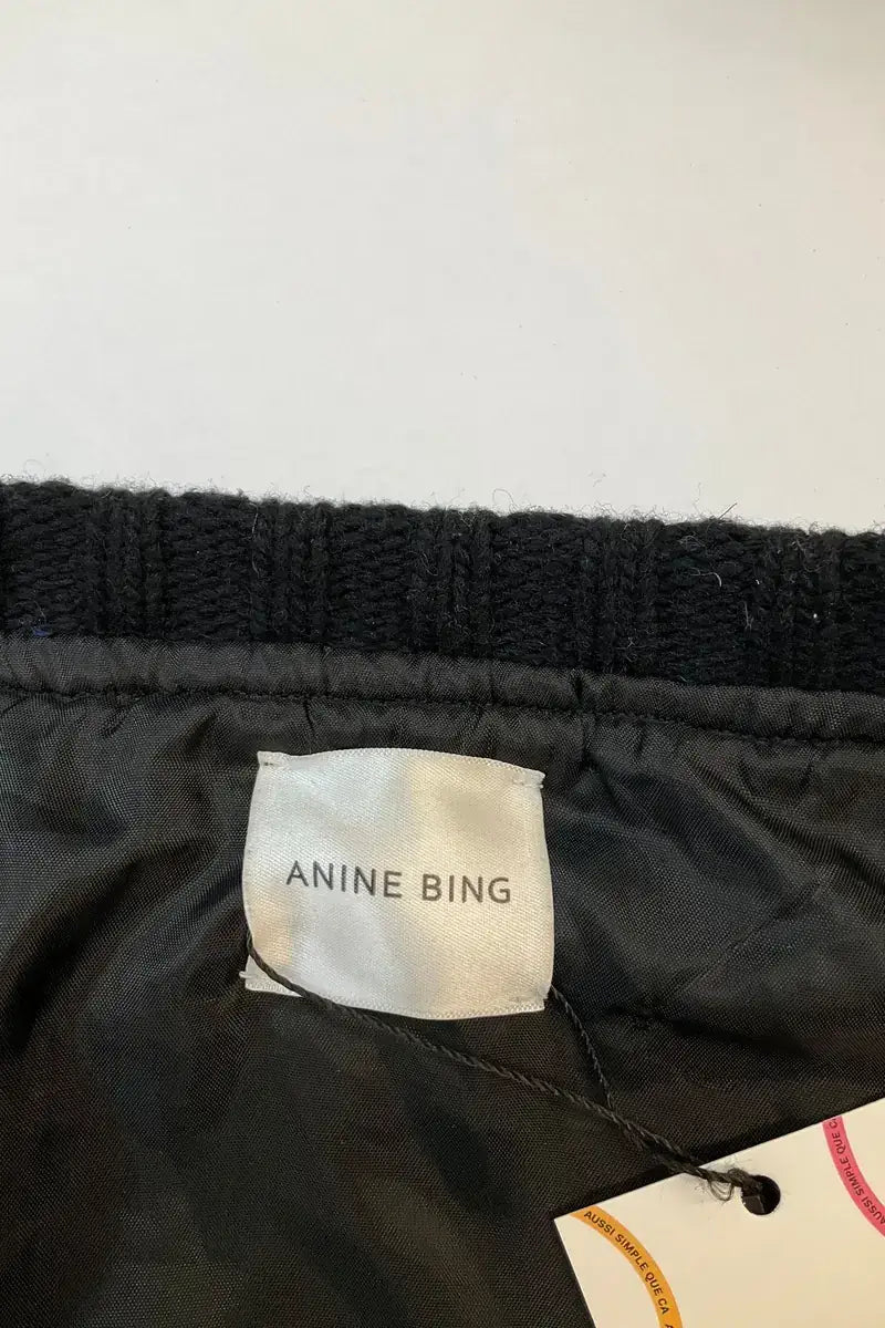 Blouson Anine Bing Noir en Laine