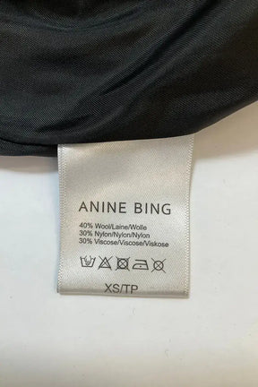Blouson Anine Bing Noir en Laine