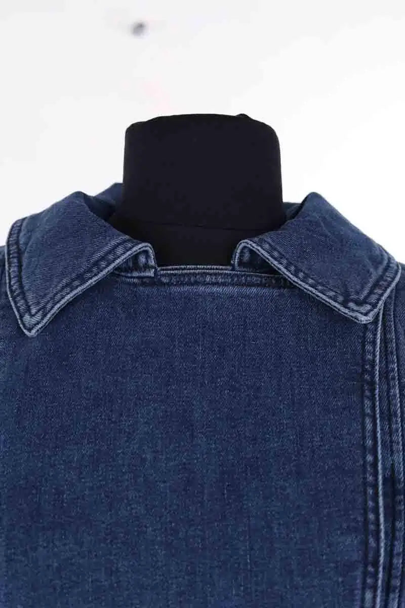 Blouson Balzac Bleu en Coton