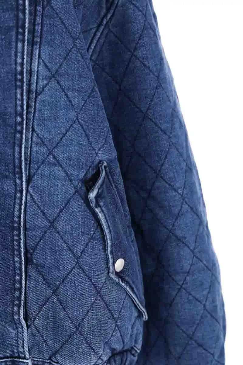 Blouson Balzac Bleu en Coton