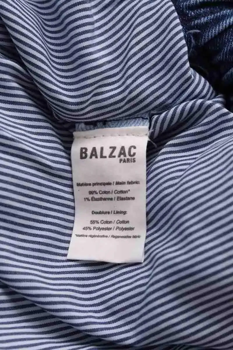 Blouson Balzac Bleu en Coton