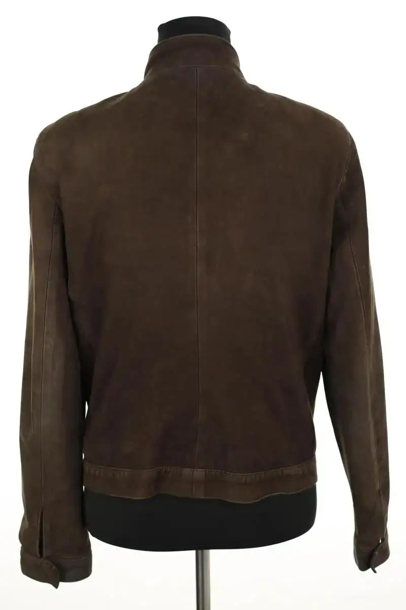 Blouson Burberry Marron en Cuir