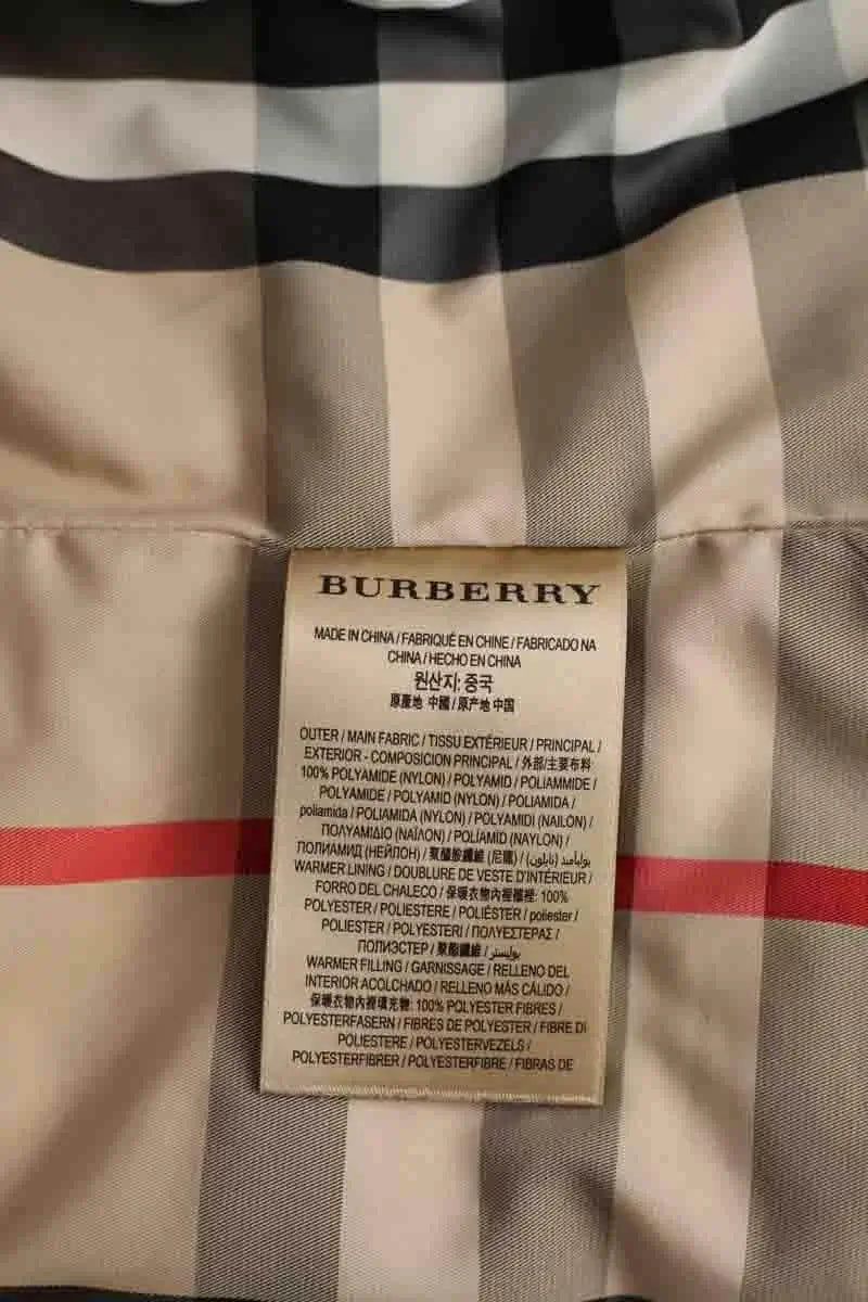 Blouson Burberry Noir en Synthétique
