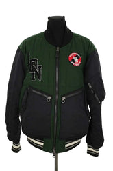 Blouson Burberry Vert en Laine, taille M - Seconde Main