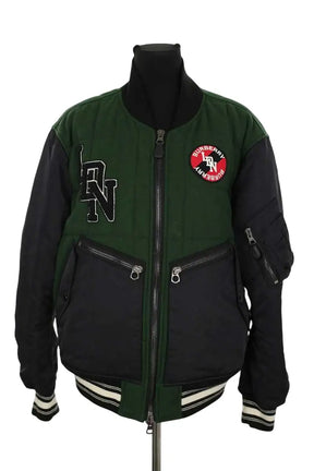 Blouson Burberry Vert en Laine, taille M - Seconde Main
