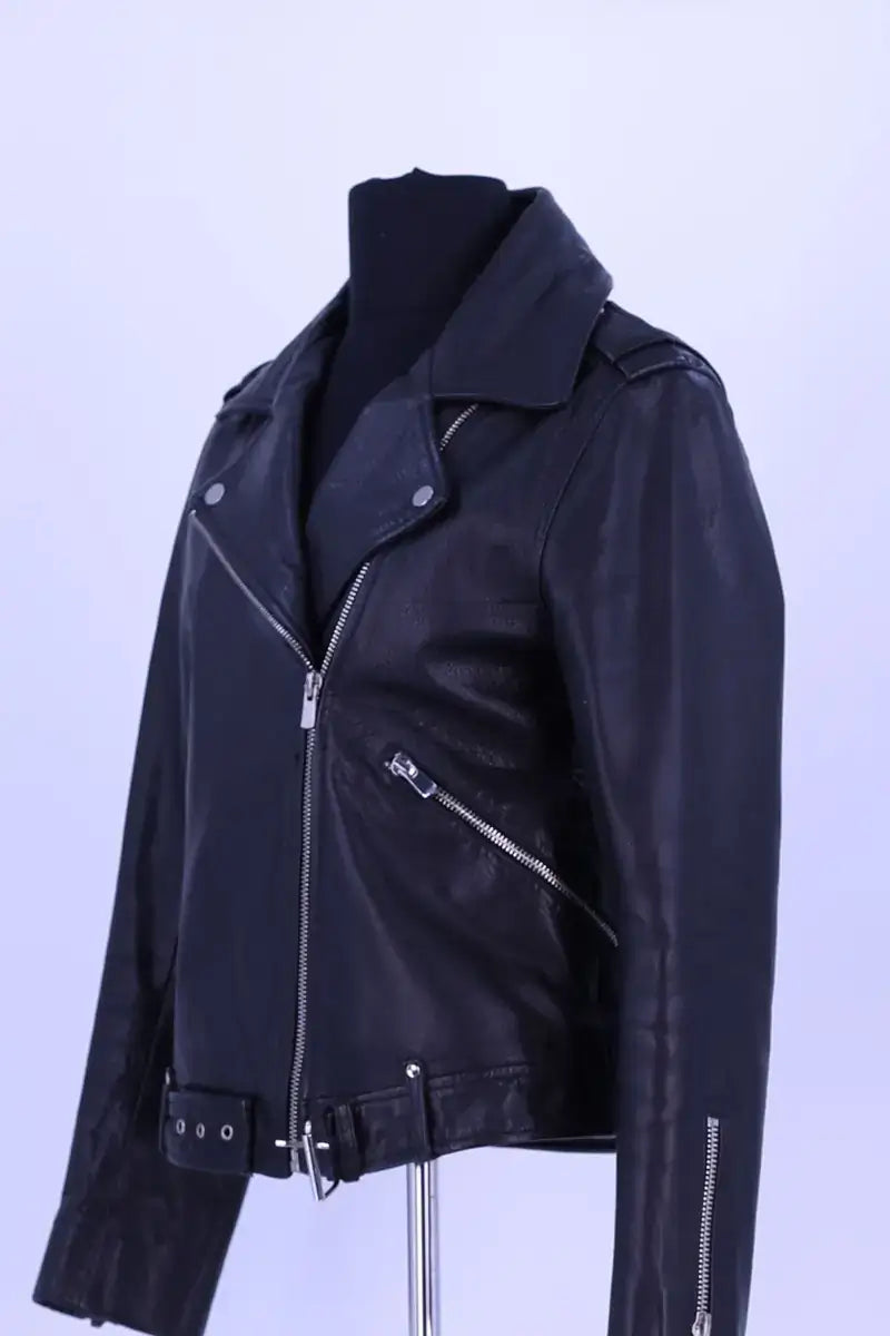 Blouson Claudie Pierlot Noir en Cuir