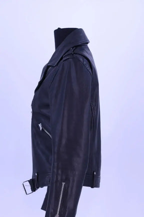 Blouson Claudie Pierlot Noir en Cuir