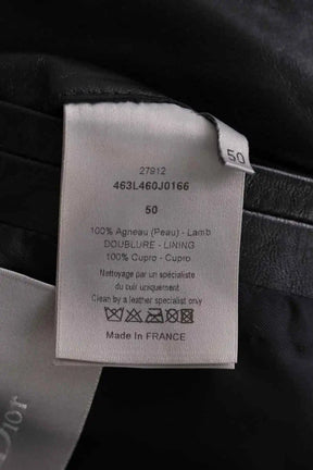 Blouson Dior Noir en Cuir