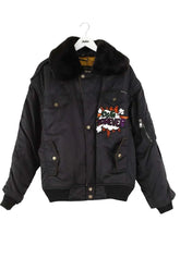 Blouson Dolce & Gabbana Je suis la reine de mon gilet de sauvetage Noir en Polyester, taille L - Seconde Main
