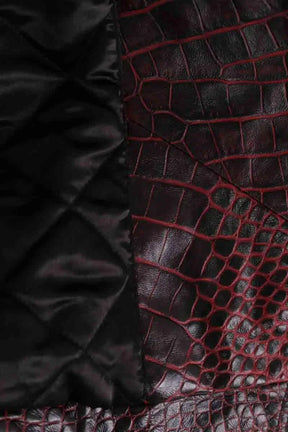 Blouson Gestuz Bordeaux en Cuir