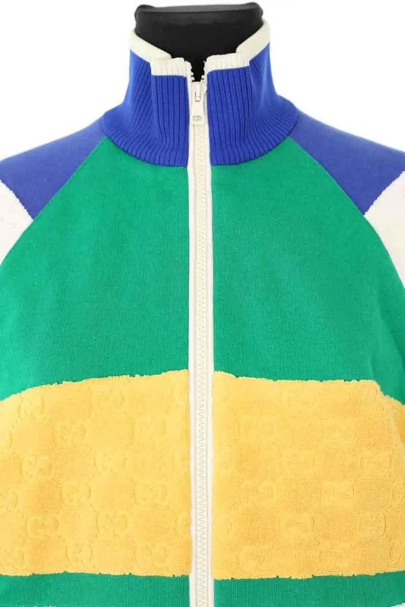 Blouson Gucci Light felted cotton jersey Multicolore en Coton