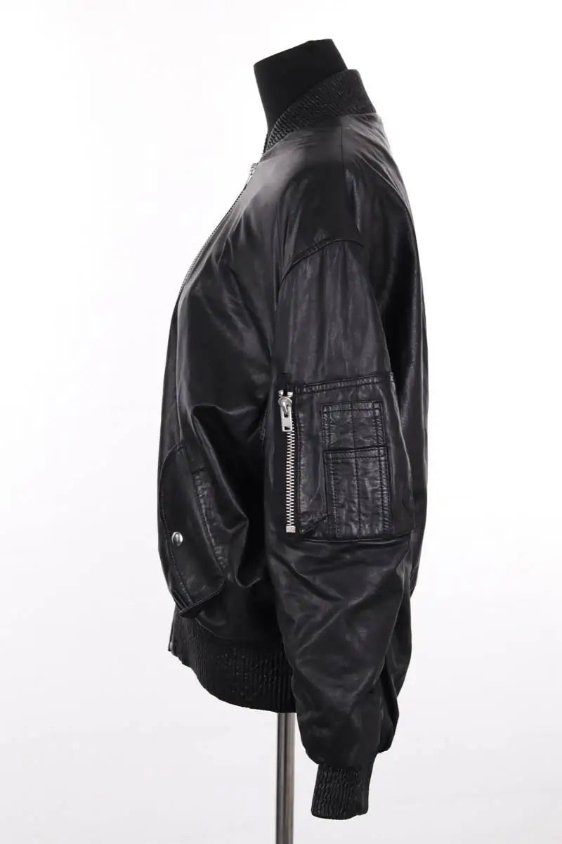 Blouson Iro Shanay Noir en Cuir