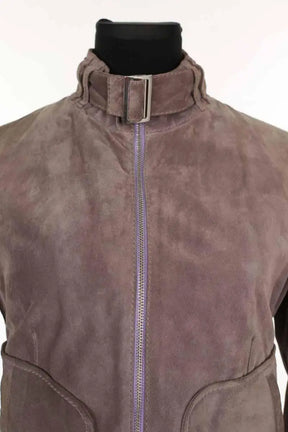 Blouson Joseph Marron en Daim
