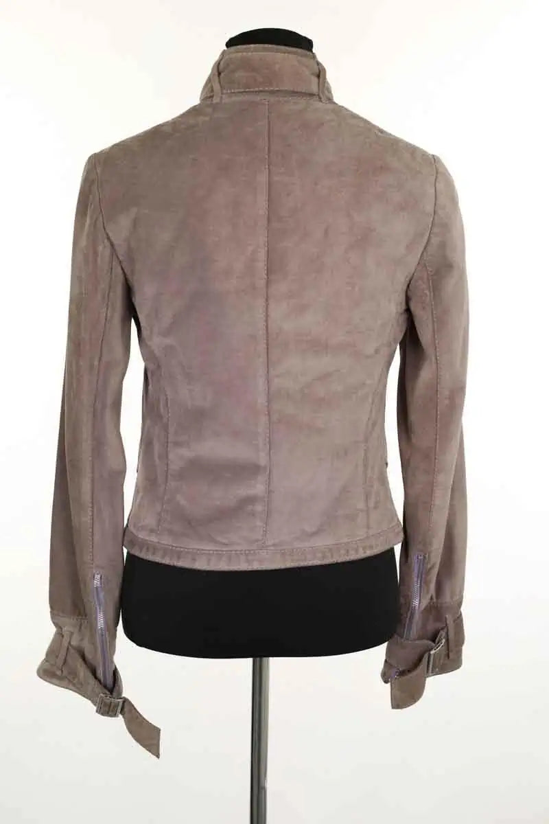 Blouson Joseph Marron en Daim