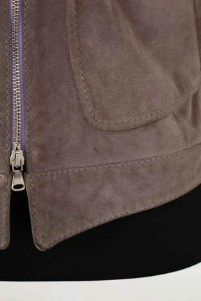 Blouson Joseph Marron en Daim