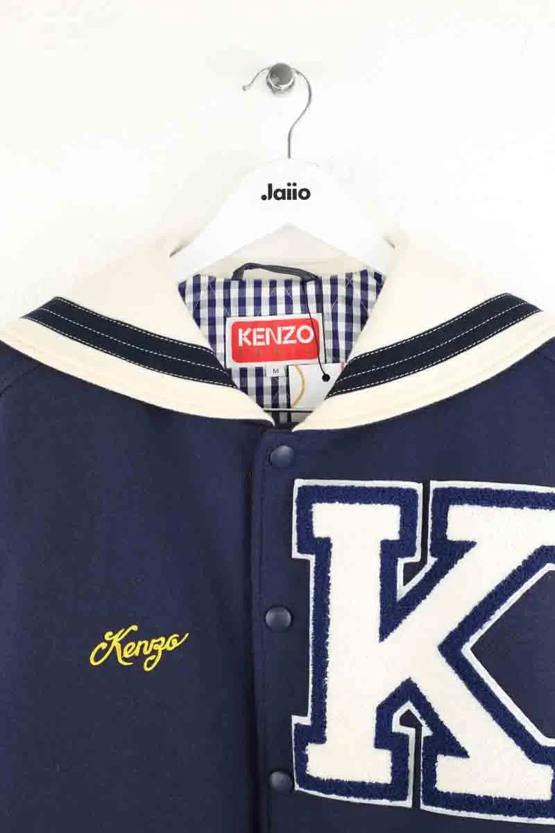 Blouson Kenzo Sailor varsity jacket Marine en Laine