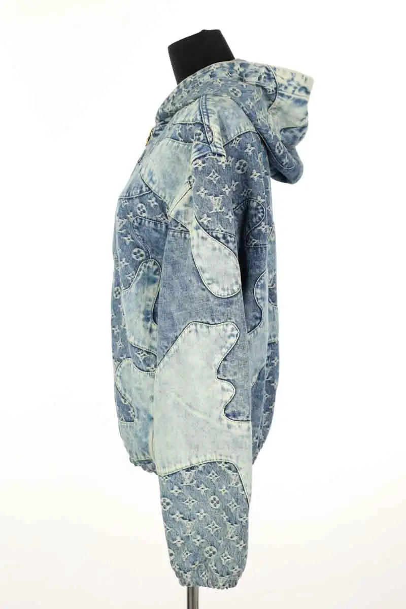 Blouson Louis Vuitton Louis vuitton X Nigo patchwork Bleu en Coton