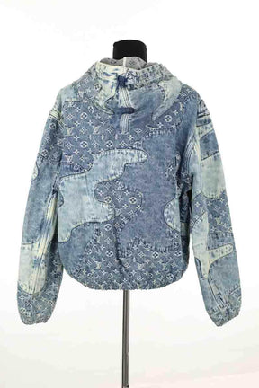 Blouson Louis Vuitton Louis vuitton X Nigo patchwork Bleu en Coton