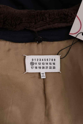 Blouson Maison Martin Margiela Marine en Synthétique