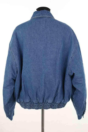 Blouson Maje Bleu en Coton