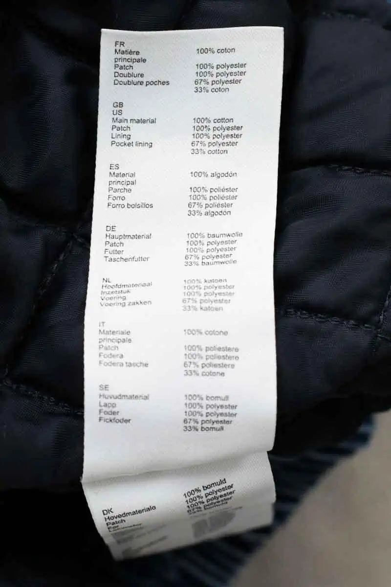 Blouson Maje Bleu en Coton