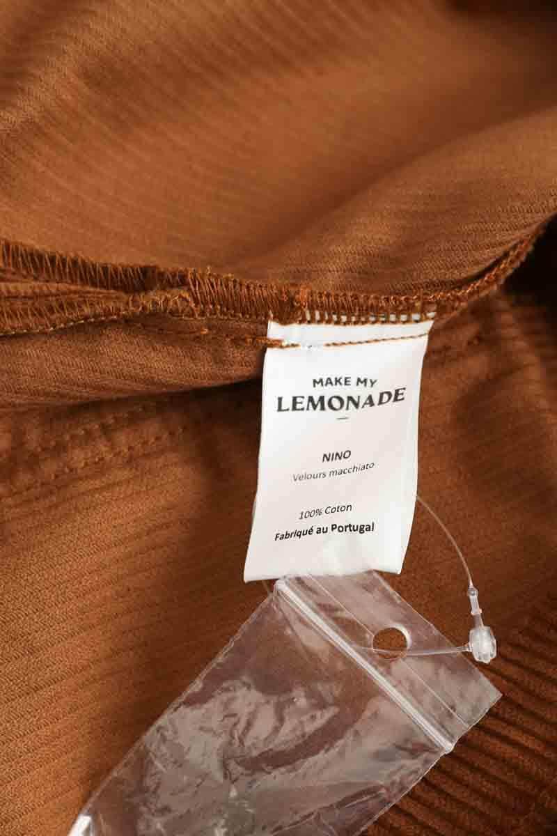 Blouson Make My Lemonade Noni Marron en Coton